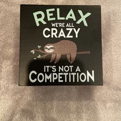 Craft Box With The Quote For Office Decorations 