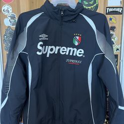 $550 Used Supreme Umbro Track Jacket Size XL