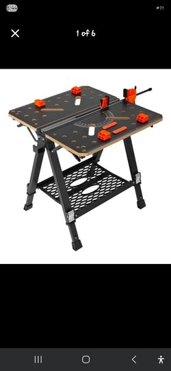 VEVOR Versatile Work Table - Foldable Clamping Workbench