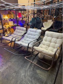 New assembled Rocking Chair Patio Outdoor / Indoor gray or brown (while supplies last