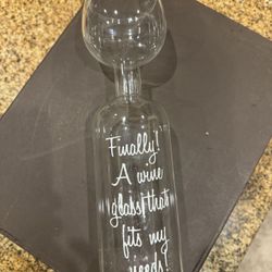 THE ORIGINAL WINE BOTTLE GLASS