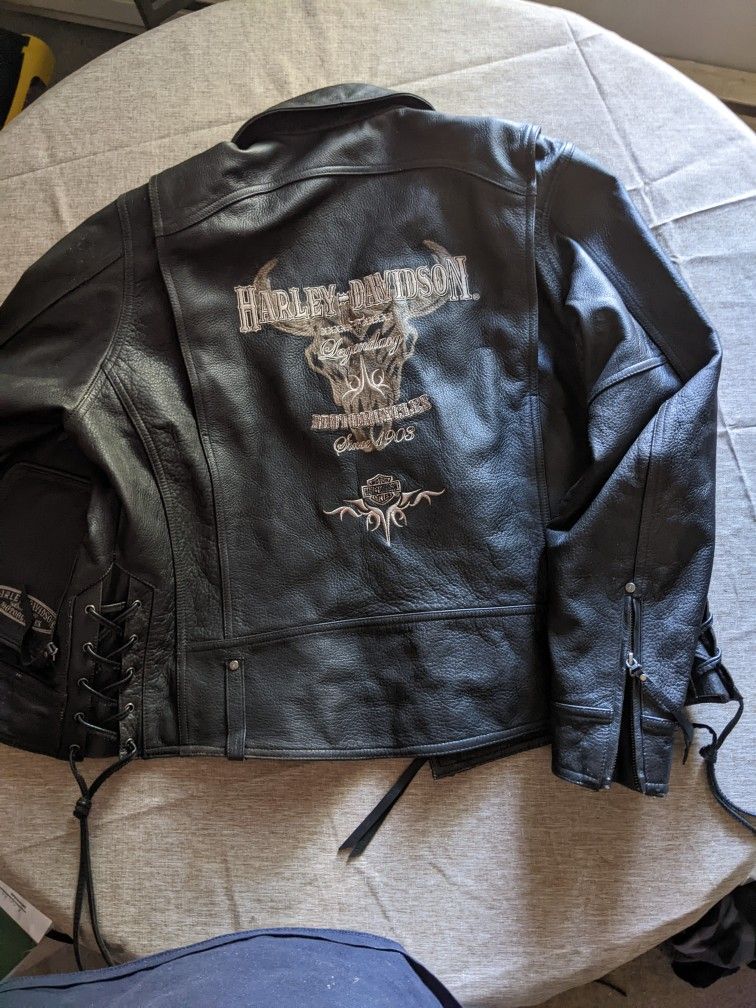 Leather Harley Davidson Jacket