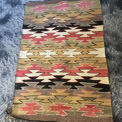 Early 20th Century Antique Chinle Kilim Navajo Rug  3x2