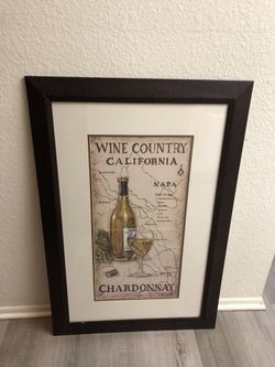 Hanging Picture - Wine Country, Chardonnay
