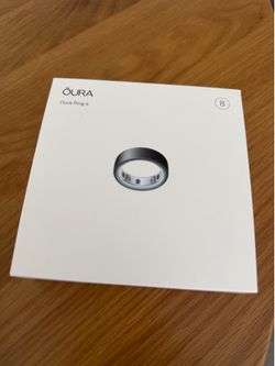 Oura Ring 4 Stealth Size 8