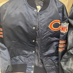 Vintage Chicago Bears Jacket Starter Large 