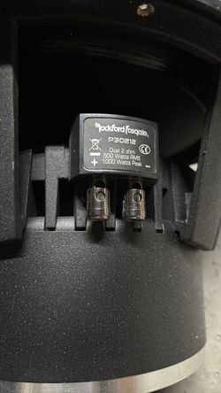 Rockford Fosgate P3D212 12" Subwoofer