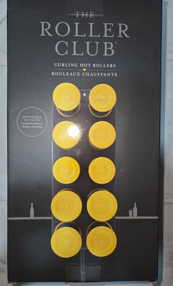 The Roller Club DryBar Curling Hot Rollers w/ Clips & Travel Case i