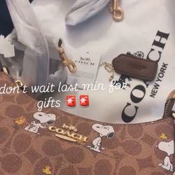 Coach Snoopy Purse 