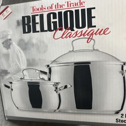 2 Piece Stock Pot Set