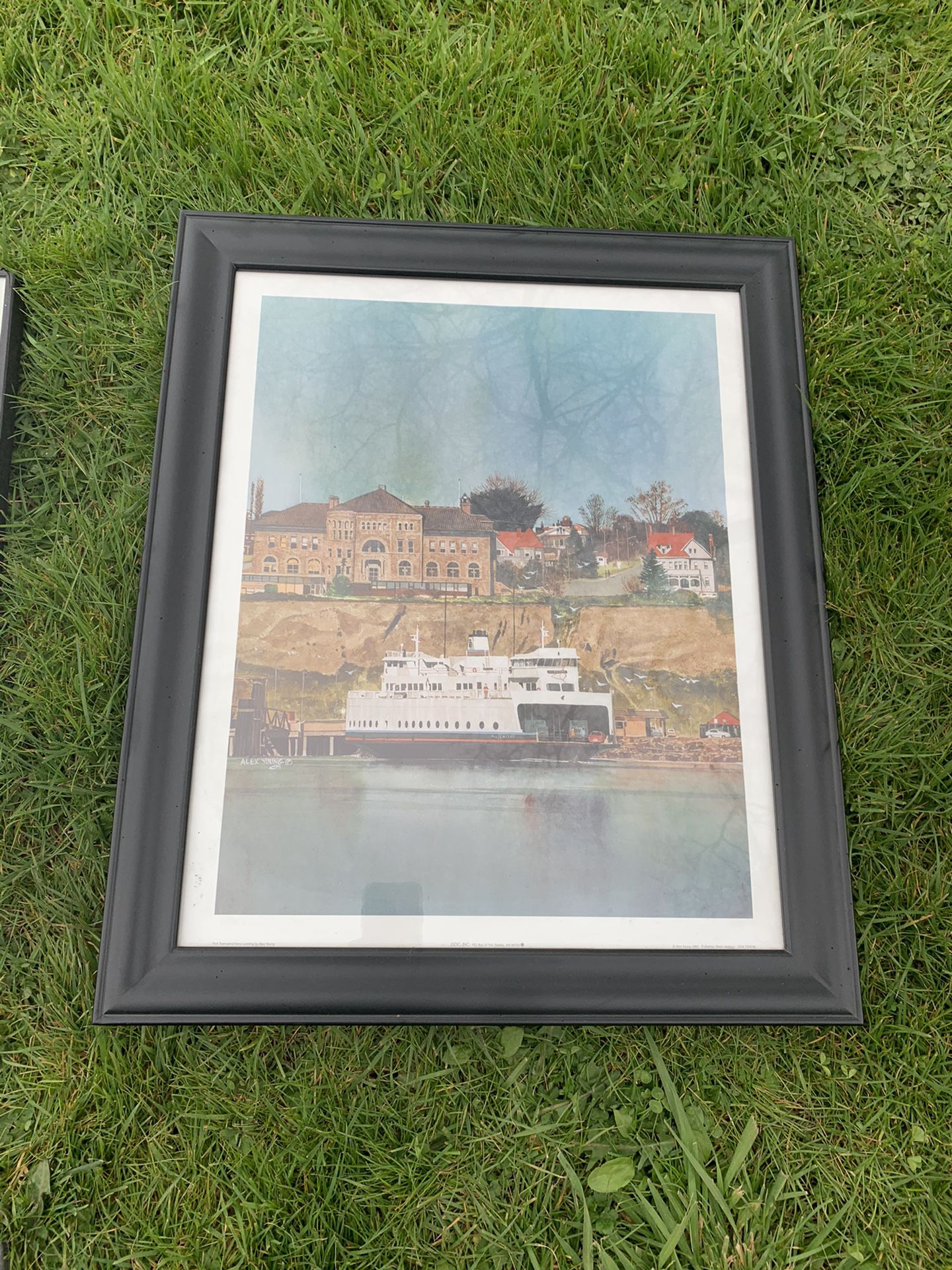Beautiful Mukilteo Ferry Framed Art