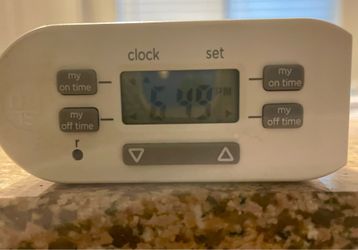 Digital plug in Timers, My touch smart