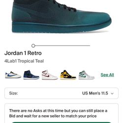 Jordan 1 Retro 4 Lab1 Tropical 