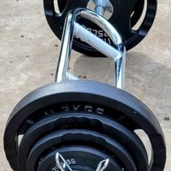 Olympic Tricep Bar, New (weights sold separately)