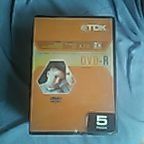 TDK DVD-R 5 Pack sealed