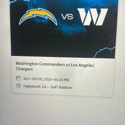 Chargers vs Commanders 