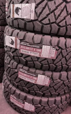 37 1350 17 NITTO RIDGE GRAPPLERS BRAND NEW TIRE TIRES $415 EACH OR $1660 FOR A SET OF 4 WHILE SUPPLIES LAST FINANCING AVAILABLE DELIVERY AVAILABLE