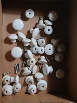 Vintage Porcelain Drawer Knobs 44pcs.