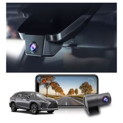 FITCAMX 4K Dual Dash Cam for Lexus RX(contact info removed) - 2022 Front and Rear, 128GB Card