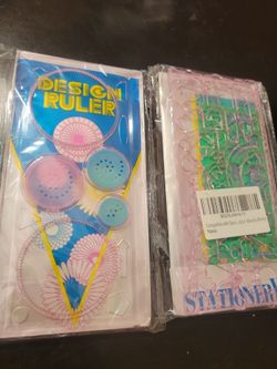 design ruler stencils spiro pink 2 packs