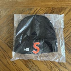 Supreme New Era Devil S Logo Beanie Black