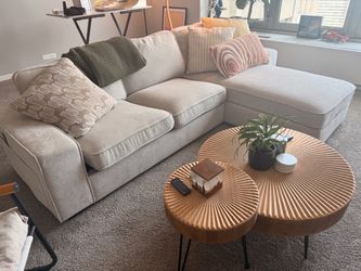 99“ Convertible Sectional Sofa,L Shaped Couch for Living Room