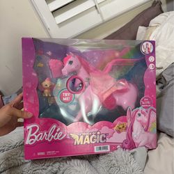 Barbie A Touch of Magic Pegasus Doll Playset Lights Up Sound Accessories