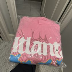 Size Medium Pink Atlanta Hoodie %100 Authentic 