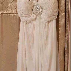 White Semi-formal Dress