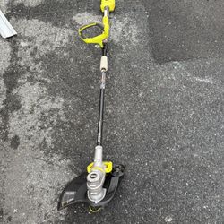 RYOBI 40v trimmer and attachment  MODELS RY40001a and RY40021 (tool only)