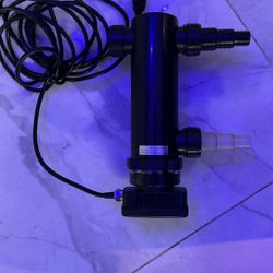 18W Non-Submersible UV Ultraviolet Light Clarifier Lamp Filter for Aquarium Koi Pond Fish Tank