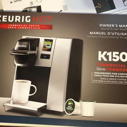 Keurig K150P Commercial Brewing System Pre-assembled for Direct-water-line plumbing