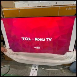 65’ Inch Tcl 4K Smart Roku Tv $350.00!!!