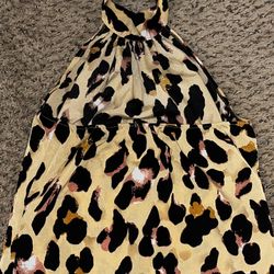Cheetah Print Halter Top