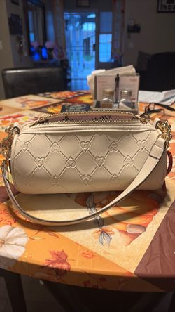 Juicy Couture White Embossed Crossbody Bag