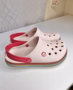Crocs Girl s Child Crocband Sequin Band Clog Size 3 for Sale in Kirkland WA OfferUp