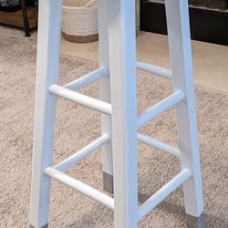 Farmhouse Sack-Striped Barstool 