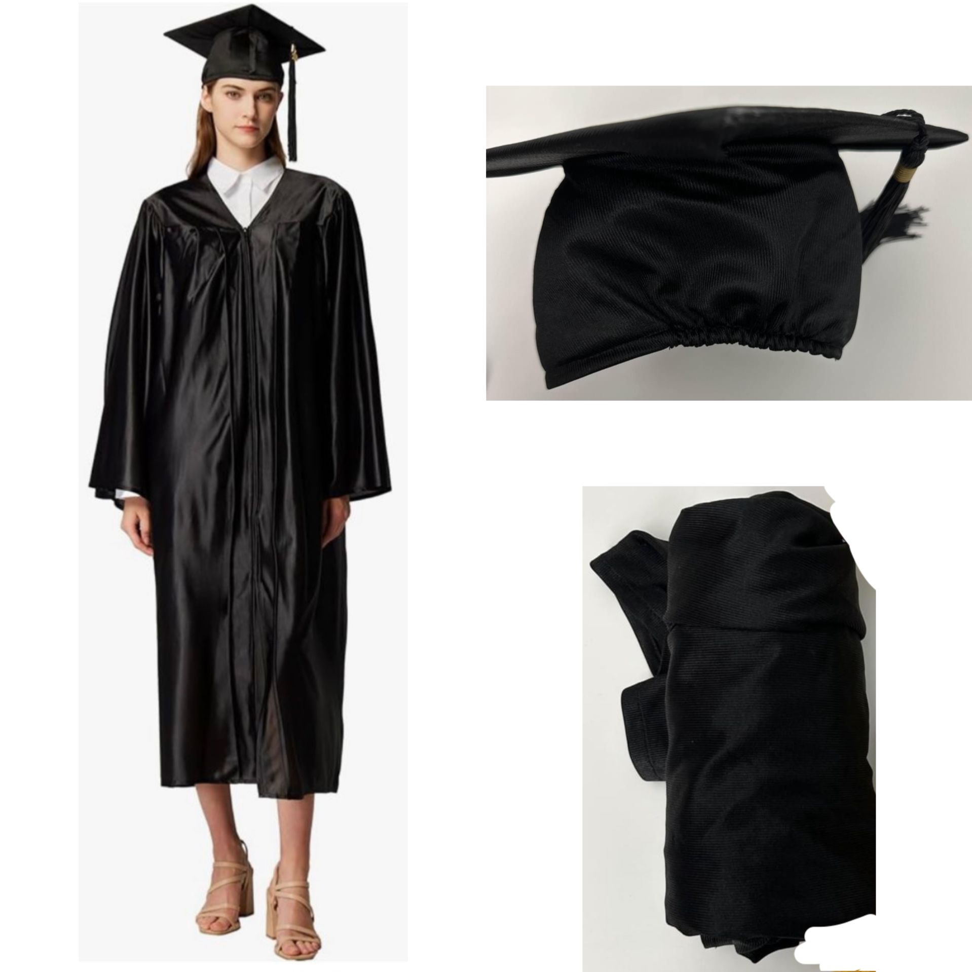 Black Cap and Gown (doesn’t say graduating year)
