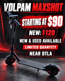 Volpam and Maxshot Scooters New and Used