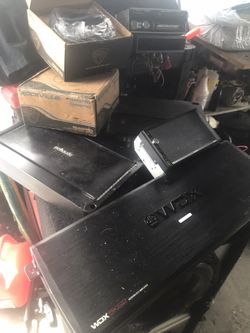 Radios-tweeters-speakers- Amplifiers- Bass Box - Sub Box