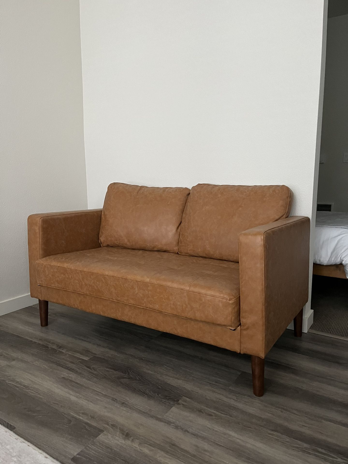 Leather Loveseat Couch