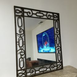 Mirror and Console Table 