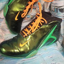 Nike Mens Basketball Shoes Zoom Hyperflight Green