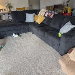 OM• $38 Initial • Brand New Altari 2 Piece Sectional With Chaise 