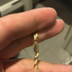 14k 9 In Rope Bracelet. 120 OBO 