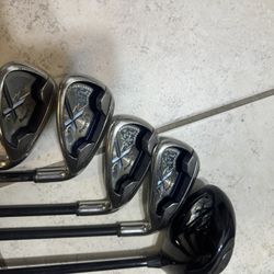 Callaway 5 pc ladies golf set in rh Graphite shafts  Used
