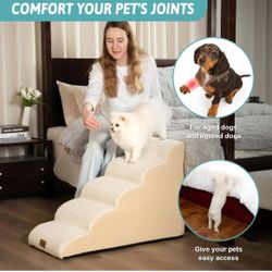 Dog Steps   5 Tiers Beige