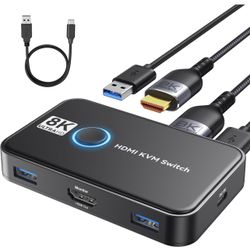 8K KVM Switch HDMI（Brand New）
