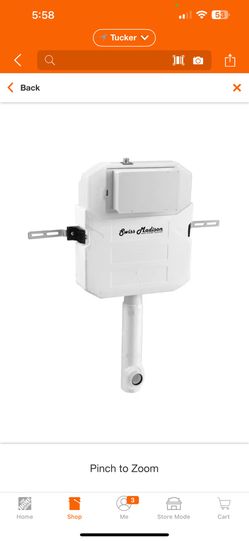 0.8/1.28 GPF 2 ft. x 6 ft. Concealed in Wall Dual Flush Toilet Tank Carrier for Back to Wall Toilet in White