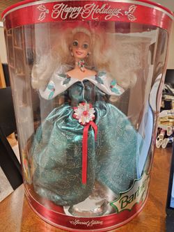 Mattel 1995 Happy Holidays Special Edition Barbie